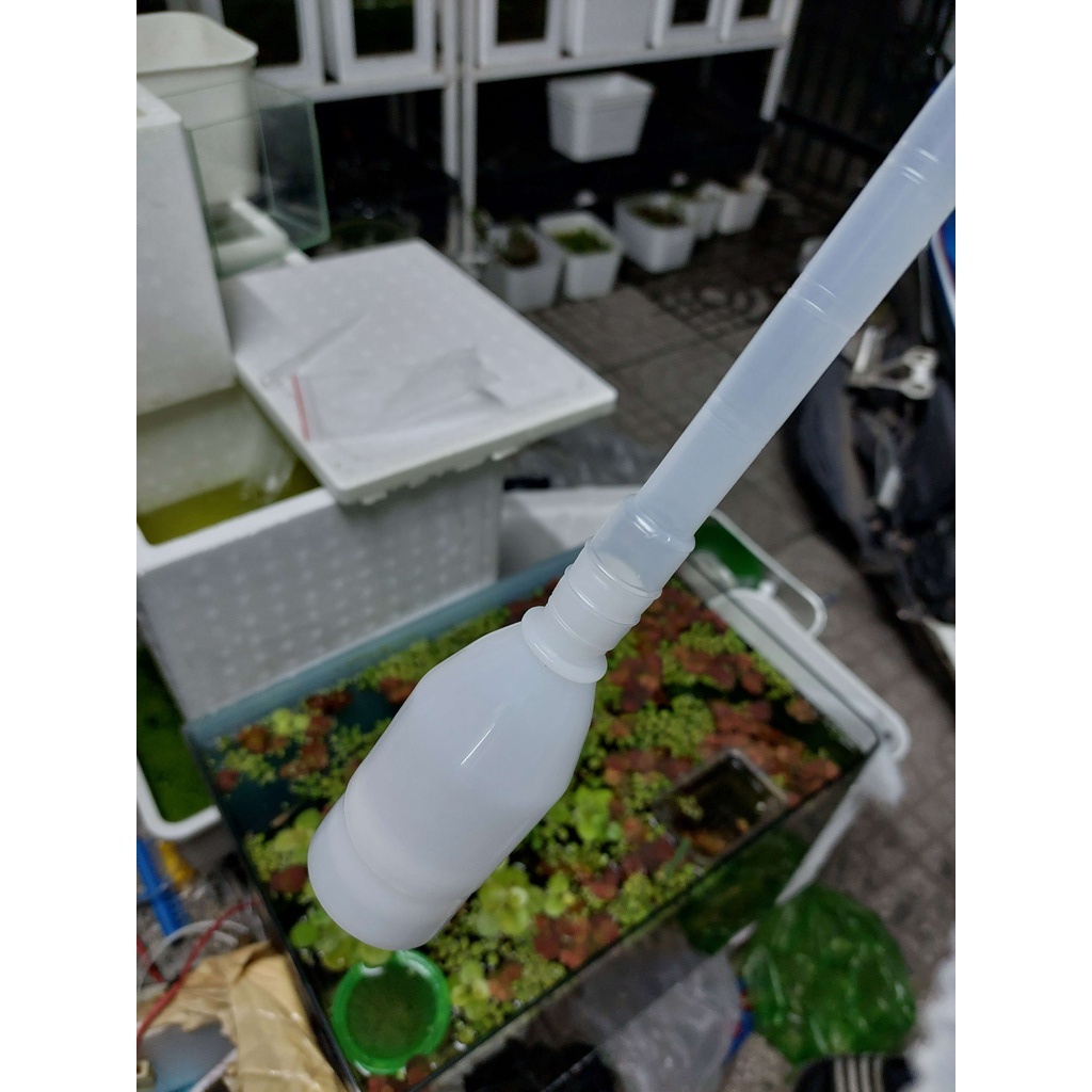 Ống Bơm Hút Cặn Cho hồ cá, ống bơm hút có bóp