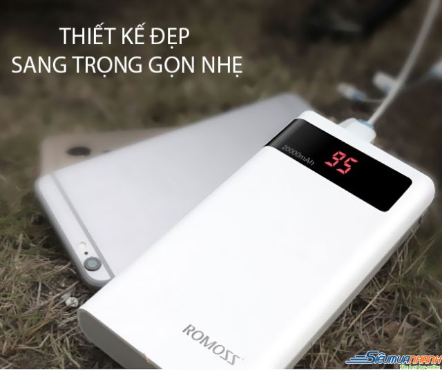 Pin Sạc Dự Phòng ROMOSS SENSE 6P 20000mAh