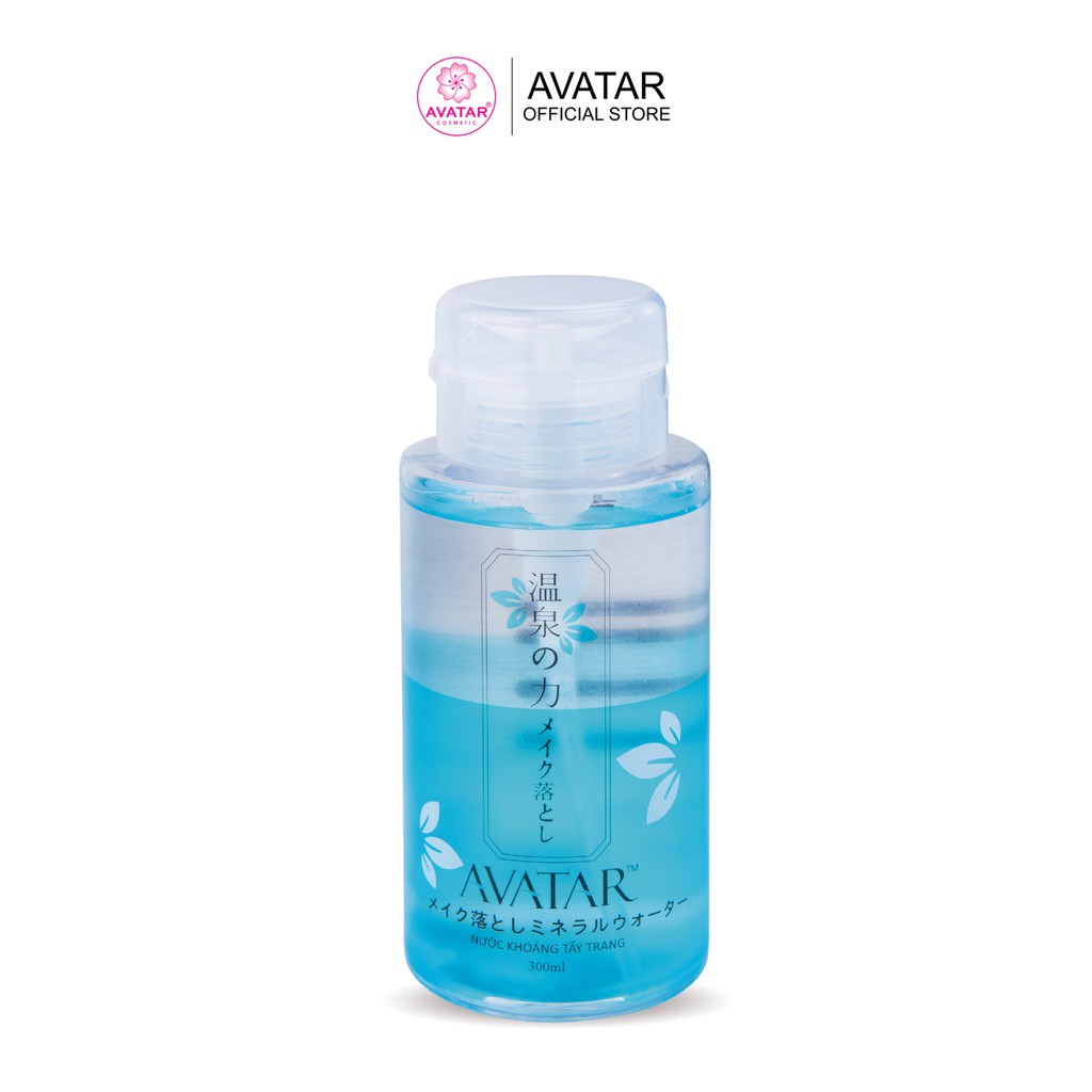 Nước khoáng tẩy trang AVATAR nước tẩy trang dầu ,mụn 300ml