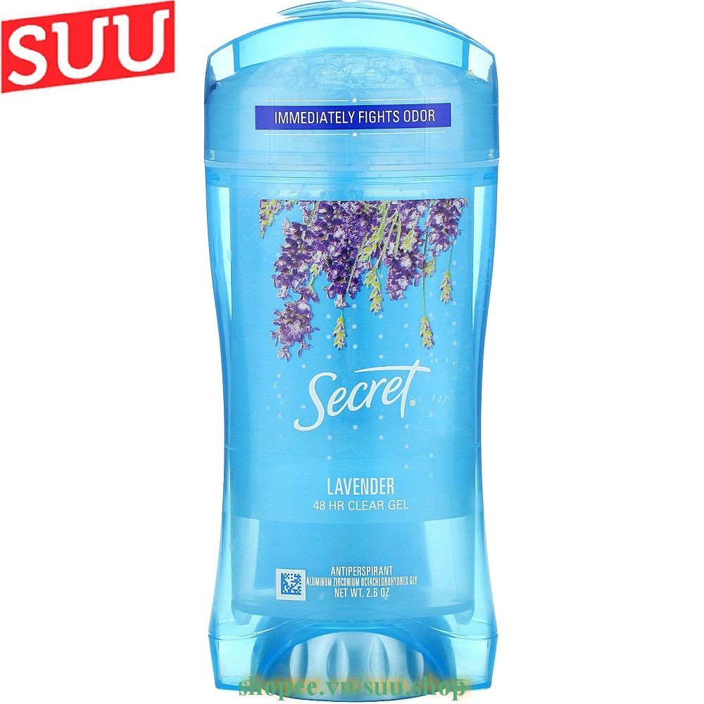 Gel Khử Mùi Nữ 73G Secret Luxe Lavender suu.shop cam kết 100% chính hãng