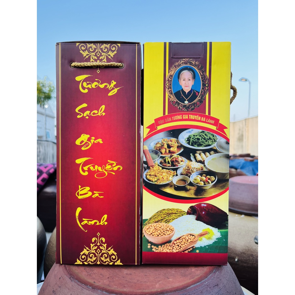 TƯƠNG BẦN CHAI LỚN 2L LOẠI QUÀ BIẾU ĐẶC BIỆT, Tương Nếp, Tương Gia Truyền Bà Lành | Thơm Ngon, Sạch Sẽ, Đâm Vị Làng Quê.