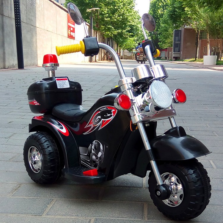 ✌ஐNhà máy bán hàng trực tiếp xe máy điện trẻ em ba bánh xe máy Harley xe máy cảnh sát có thể được sử dụng làm xe ô tô sạ