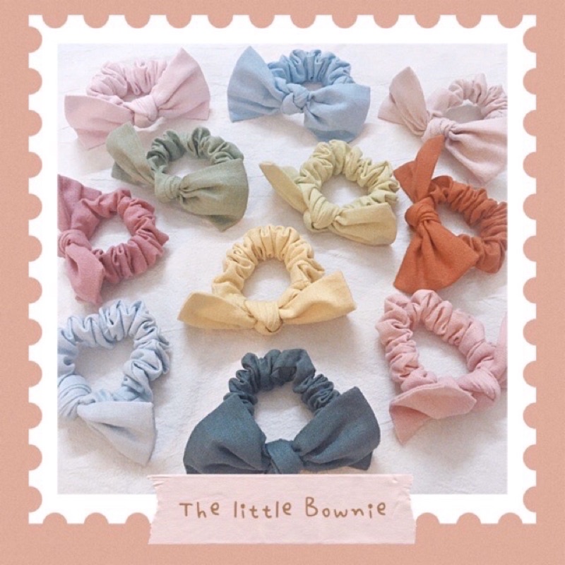 Cột tóc vải hoa Bownie Scrunchies