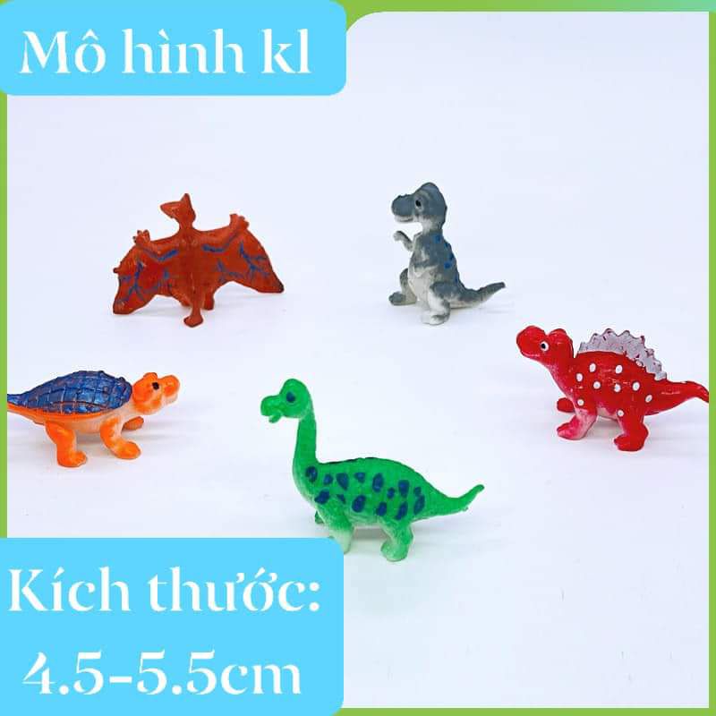 Mô hình 10 khủng long Đ vật SV biển  mini phiên bản hoạt hình xinh xắn