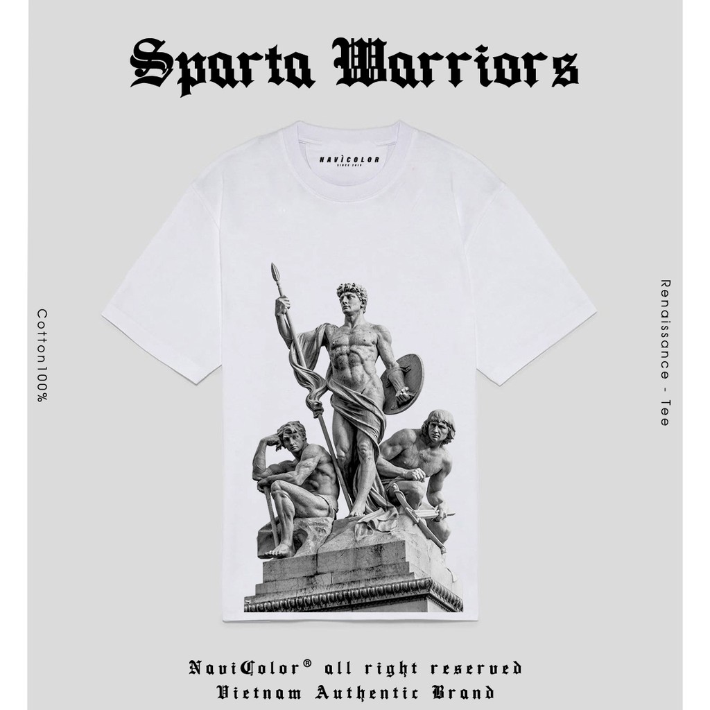 Premium Spatra Warrios | T-Shirt Premiu | Áo Phông cao cấp | Áo Phông phong cách Phục Hưng | Local Brand