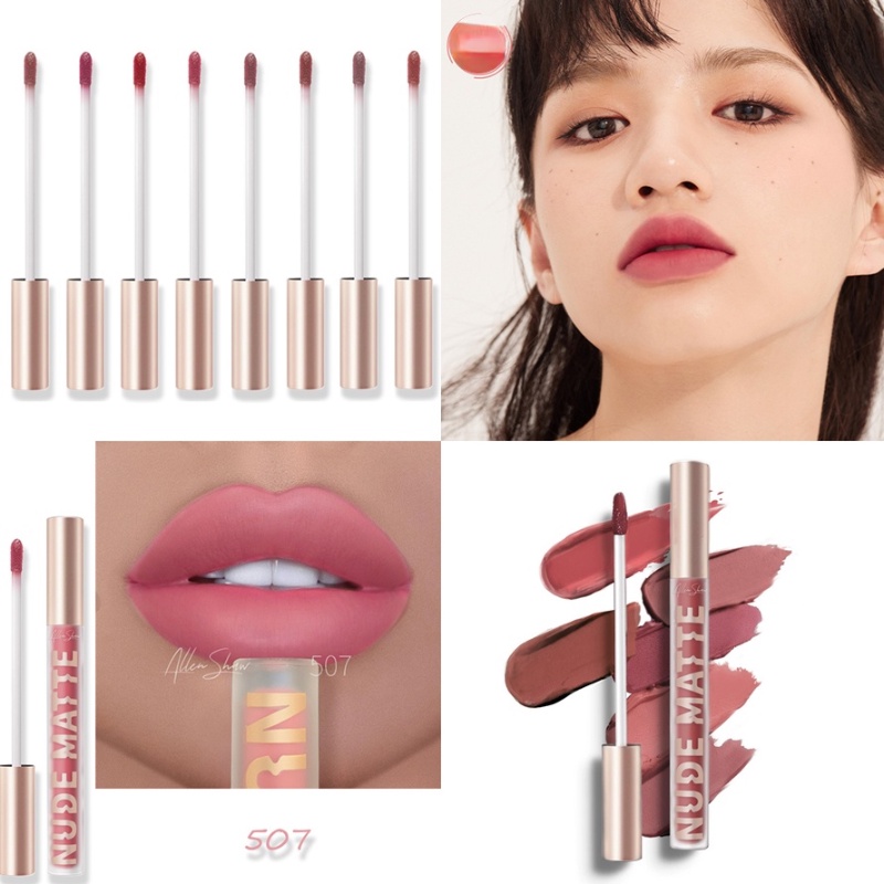 [Hàng mới về] Son kem nhung lì lâu trôi 8 màu lựa chọn