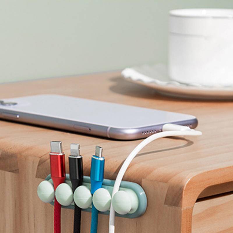 Dụng cụ quấn dây cáp usb bằng silicon tiện lợi