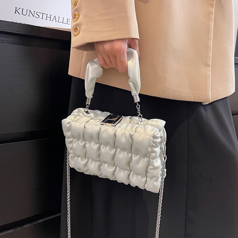 Túi Đeo Chéo Họa Tiết Kẻ Sọc Đơn Giản Thời Trang Dễ Phối Đồ Cho Nữ