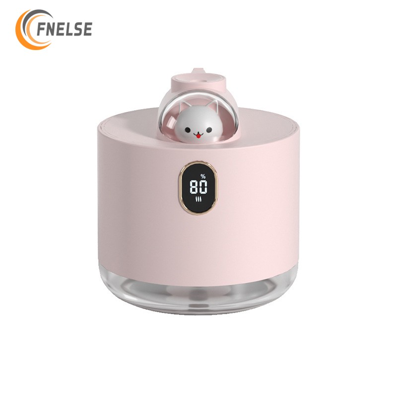 Máy tạo độ ẩm khuếch tán không khí Fnelse không dây hình thú cưng 500ML