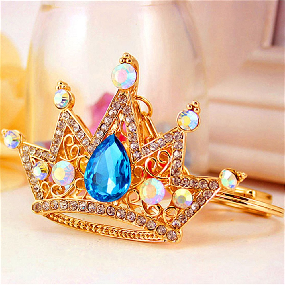 Móc Khóa Hình Vương Miện Đính Đá Thời Trang