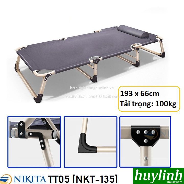 Giường xếp gấp văn phòng Nikita TT05 [NKT-135] - 190x66cm