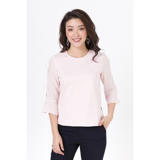 Áo Croptop Phối Tay Đính Trai Lamer L61B19T017