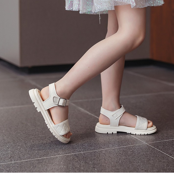 sandal bé gái size 26-36 da trần trám mềm xinh