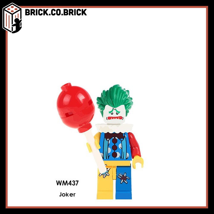 WM6020 - Đồ chơi lắp ráp minifigures và lego siêu anh hùng -Mask Robocop Blade Luke Cage Joker Hellboy Metallo Cheeta