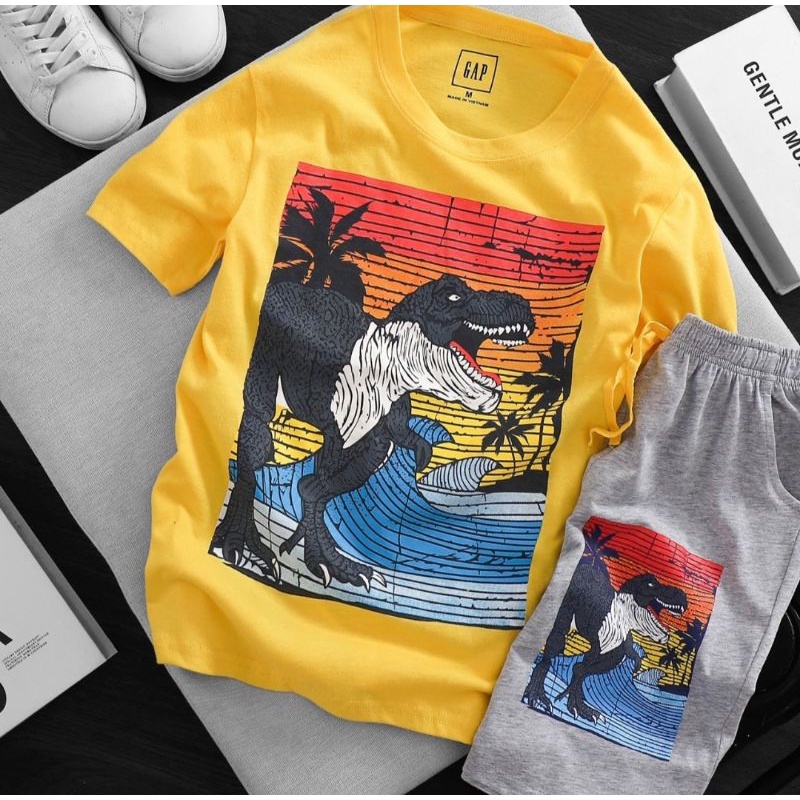 Bộ Cộc Tay bé trai size đại cotton xuất dư chất đẹp co dãn thoải mái