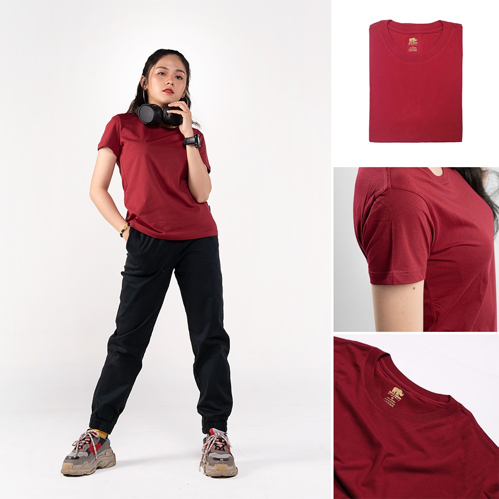 Áo nữ Ori 100% cotton nhật bản - màu đô japan