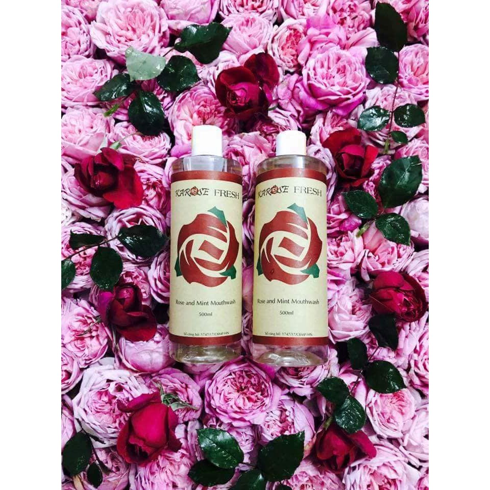 NƯỚC SÚC MIỆNG HOA HỒNG KAROSE FRESH