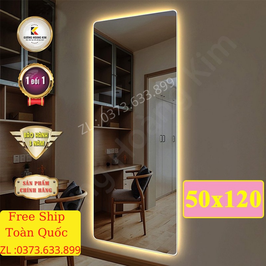 ( giá sỉ ) gương soi toàn thân cảm ứng 3 chạm thông minh kích thước 40x120 & 50x120 cm - guonghoangkim mirror