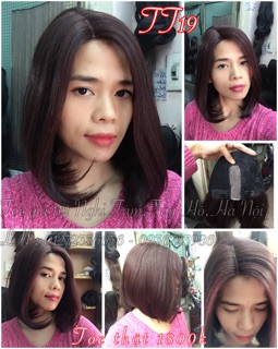 Tóc bộ nguyên đầu làm từ tóc thật