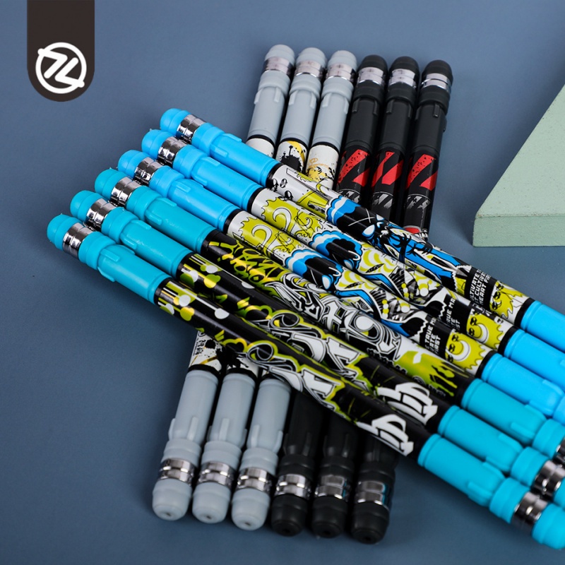 Zhigao Zhuanzhuan Bút Dạ Quang Xoay Được Cho Học Sinh