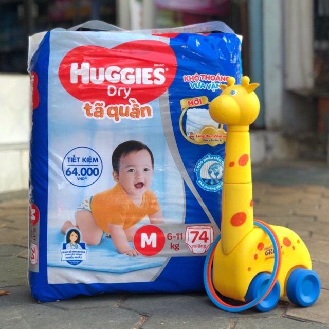 Tả quần Huggies M74 [6-10KG]