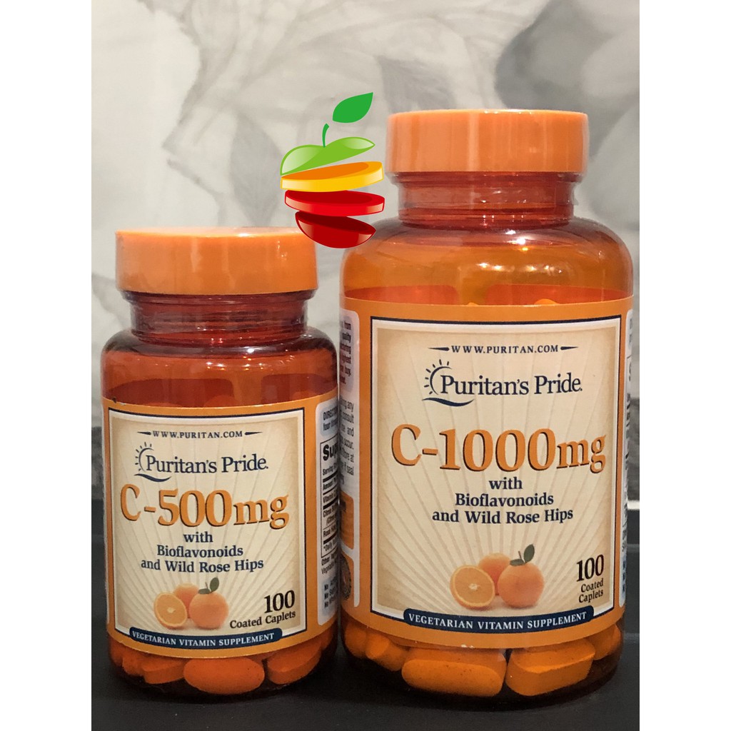 [Mã COS1505 giảm 8% đơn 300K] Viên Bổ Sung Vitamin C 500mg - 1000mg Puritan's Pride 100 viên | BigBuy360 - bigbuy360.vn