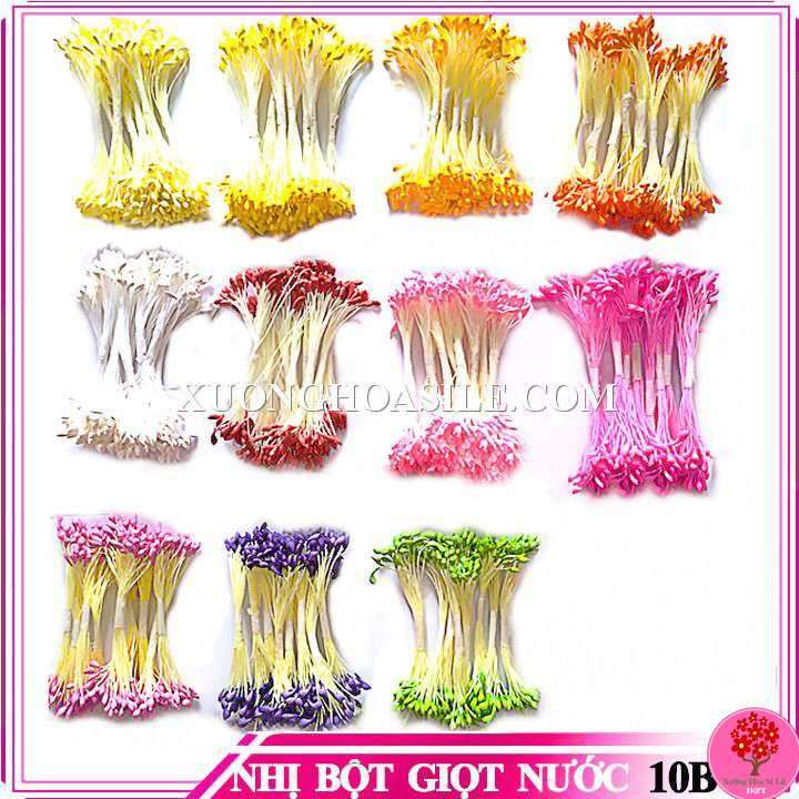 10 BÓ NHỊ BỘT TRÒN 1 MÀU
