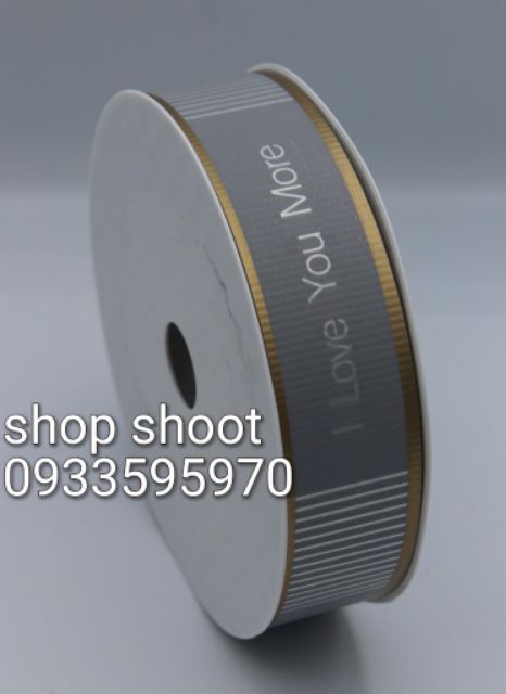 RUY BĂNG THÁI CHỮ I LOVE YOU MORE