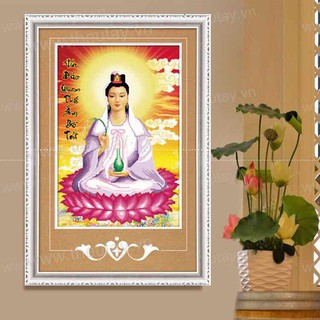 Tranh đá phật quan âm df003