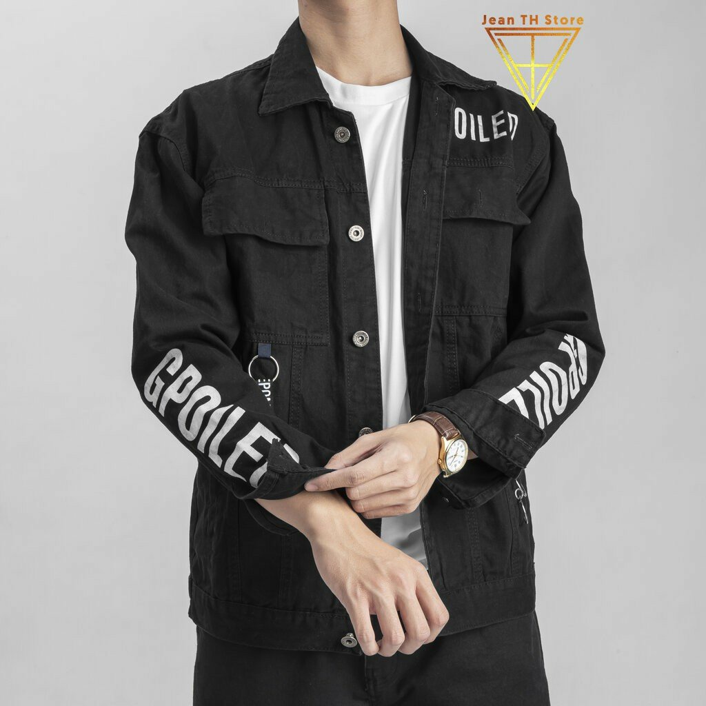 Áo Khoác Kaki Nam GPOILED Có Túi Dây Style Korea, Áo Khoác Nam Chất Kaki Dày Dặn, Không Ra Màu Chất Lượng.