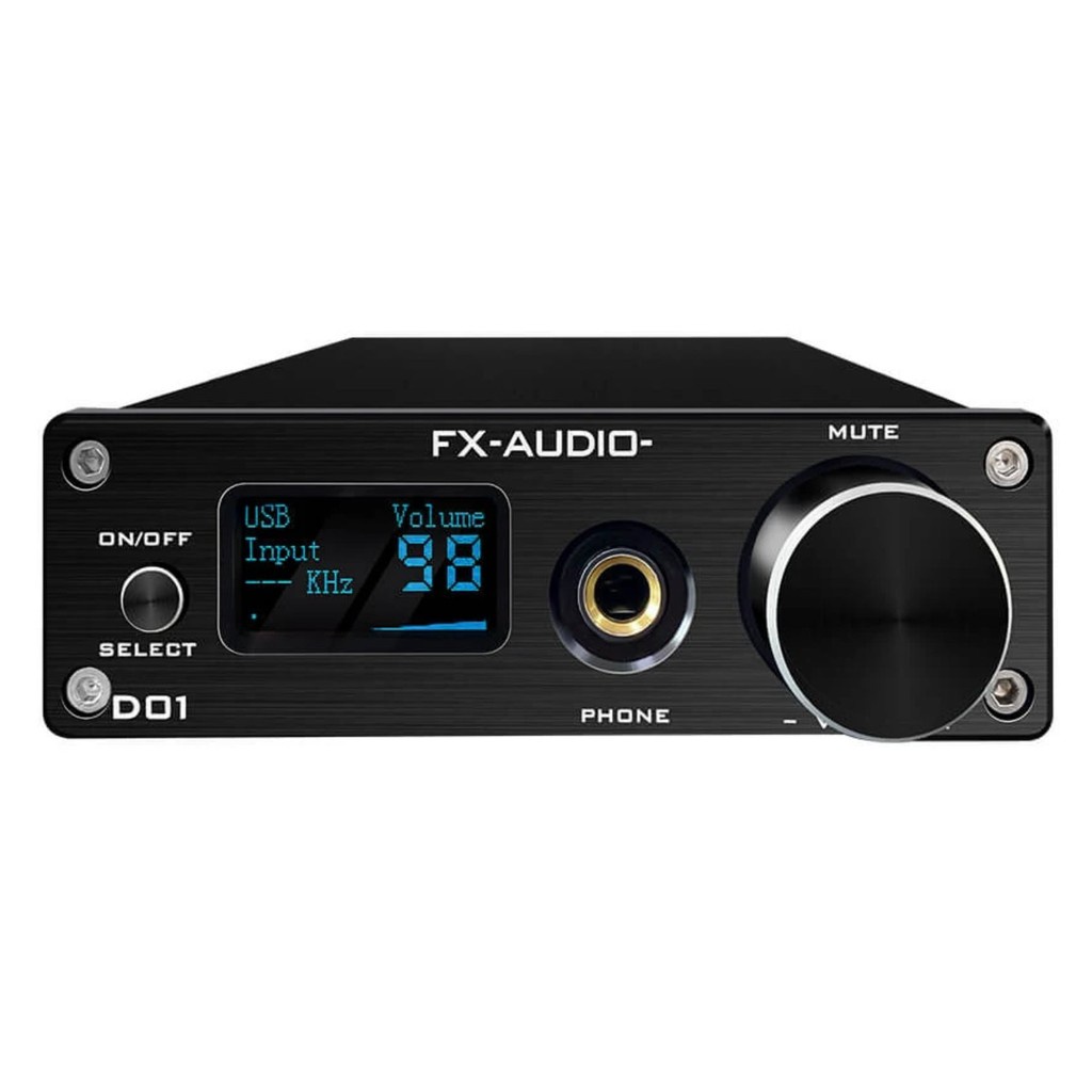 (QUÀ TẶNG 199K) Giải Mã FX-Audio DAC D01 - Bản Nâng Cấp DAC X7- Giải Mã 32 Bit/768Khz/ DSD512