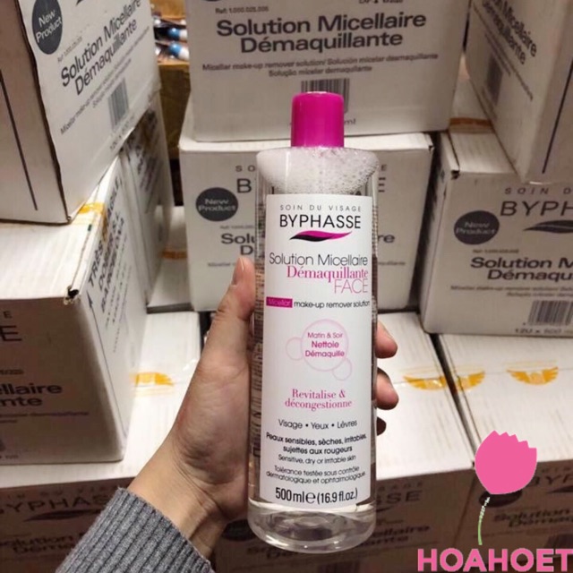 [Auth Tây Ban Nha] Nước Tẩy Trang Byphasse Solution Micerallaire Face 500ml (sỉ số lượng lớn)