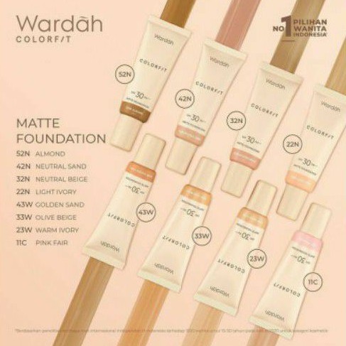 (hàng Mới Về) Kem Nền Lì Màu Wardah | BigBuy360 - bigbuy360.vn