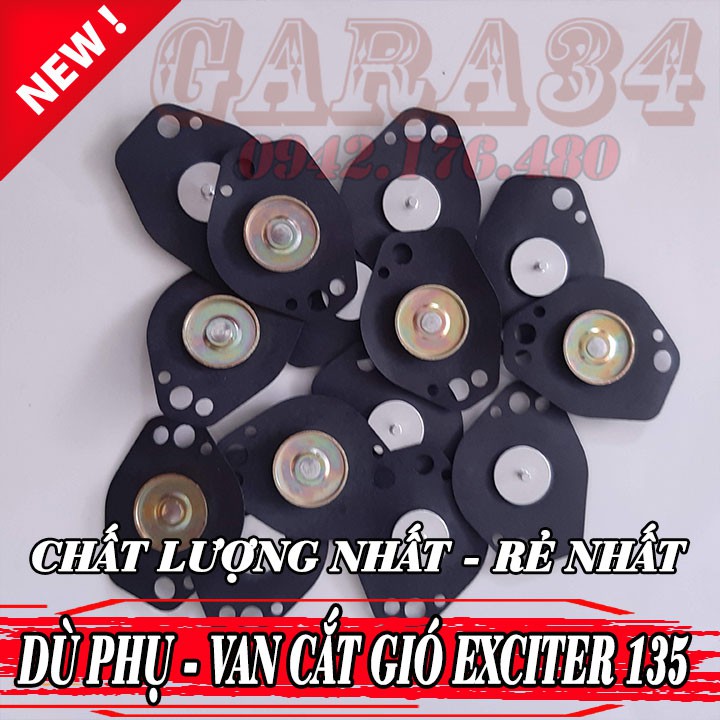 DÙ PHỤ EXCITER 135 - VAN CẮT EXCITER 5 SỐ