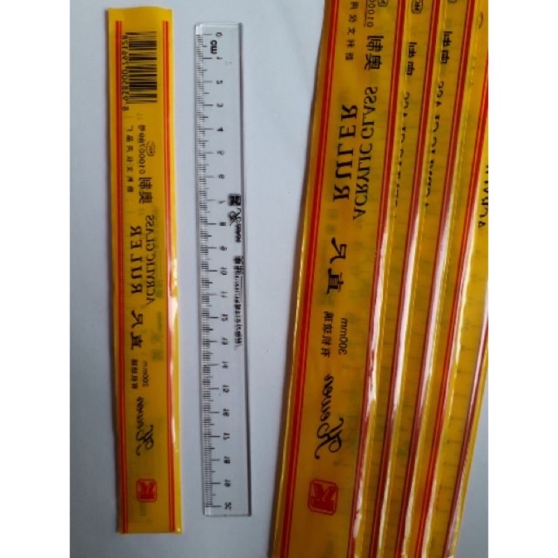 thước kẻ nhựa trong suốt 20-30cm