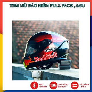 TEM MŨ BẢO HIỂM FULL FACE , AGU
