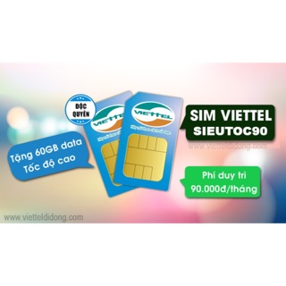[SCD] HOT sim data viettel 2gb/ngày data khủng giá cực rẻ Sieutoc90
