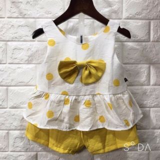 Bộ chấm bi bé gái