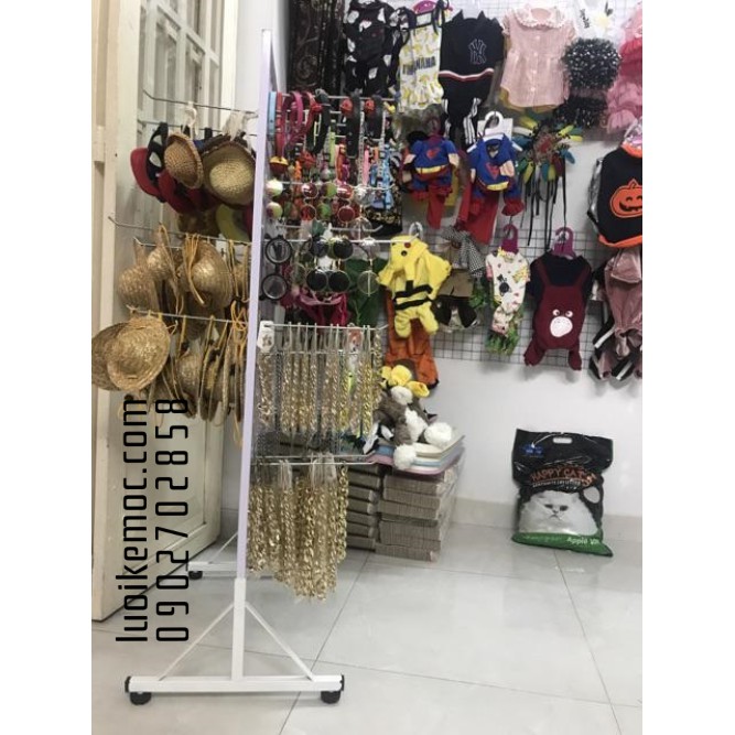 Combo Khung lưới kèm móc treo phụ kiện - Giải pháp trưng bày cho các shop!