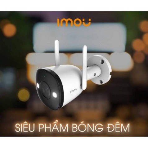 Camera IP 2M 4M WiFi Ngoài Trời IMOU F22FEP BH 24TH Bullet 2C 2E F26FP F22P F22FP F42FP 1080P FullHD MÀU BAN ĐÊM Dahua