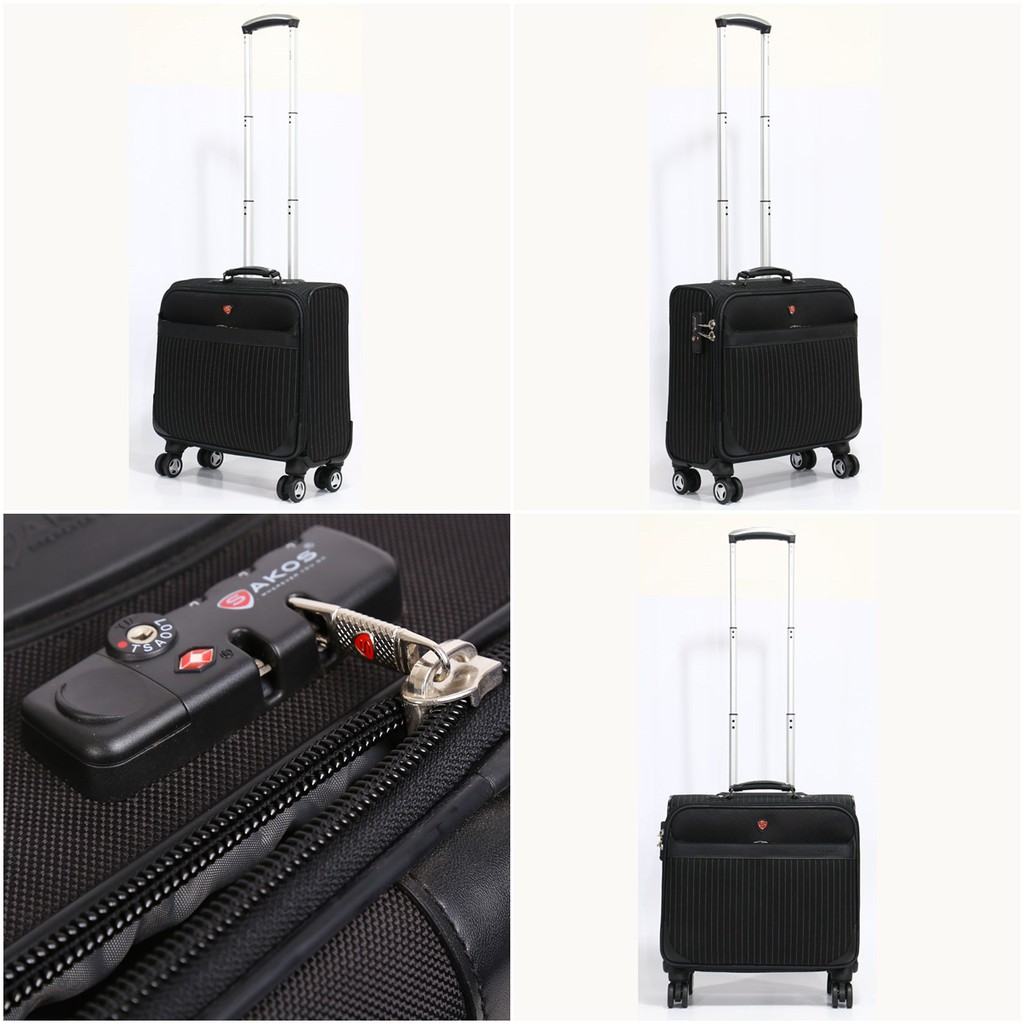 Vali Kéo Vải Doanh Nhân SAKO ATLAS - Size Xách Tay (Cabin/ 18inch) - Khóa TSA - Chống Thấm, Trượt Nước