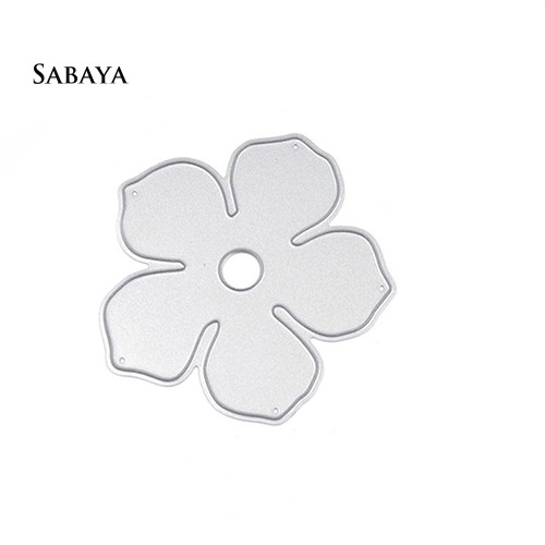 Bộ 4 Khuôn Cắt Giấy Kim Loại Hình Hoa Xinh Xắn