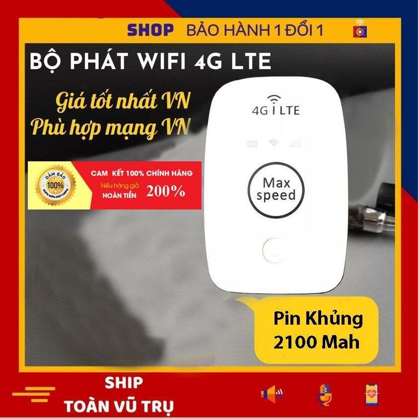 Sản phẩm WIFI di động 4G MAX SPEED, tiện dụng gọn nhẹ, Ở đâu có MAX SPEED ở đó có WIFI, Hàng chuẩn ZTE