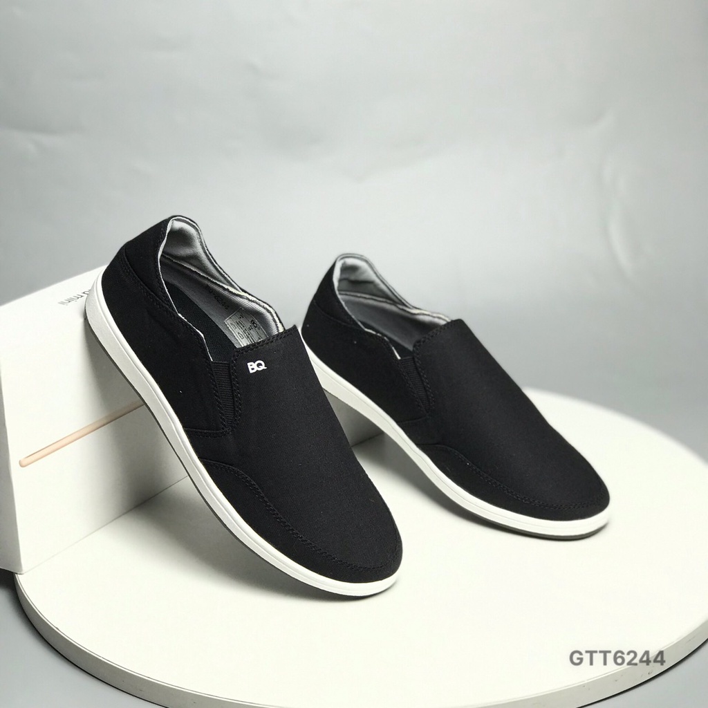 Giày thể thao nam BQ ❤️FREESHIP❤️ Giày lười slipon vải canvas đế bằng phong cách Hàn Quốc GTT6244