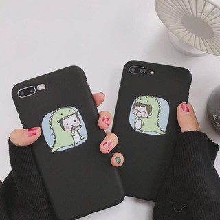 [SALE SỐC] ỐP LƯNG IPHONE KHỦNG LONG XANH CHIBI - Ốp Dẻo