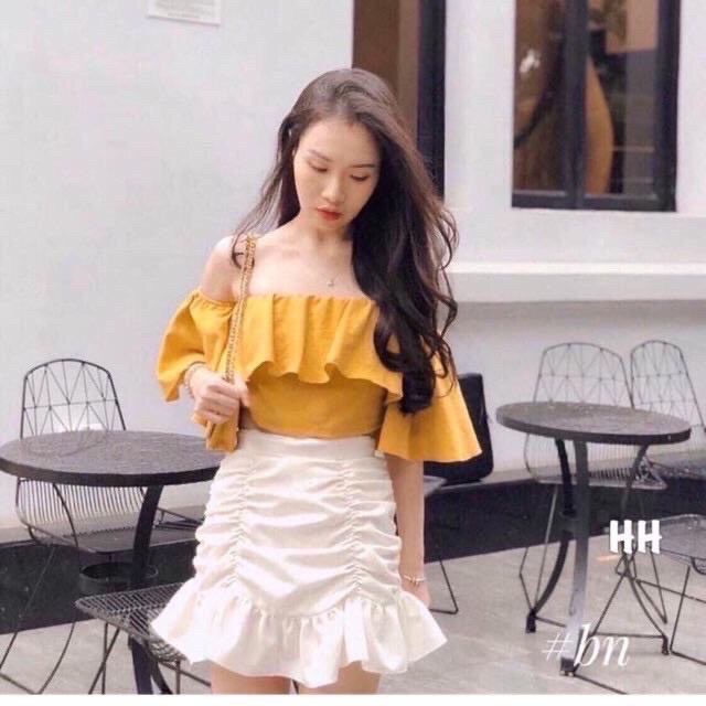 Set đồ nữ áo croptop áo kiểu quần sooc phồngFREESHIPset đồ nữ cá tính dễ kết hợp, mặc lẻ hoặc theo bộ đều đẹp -L005