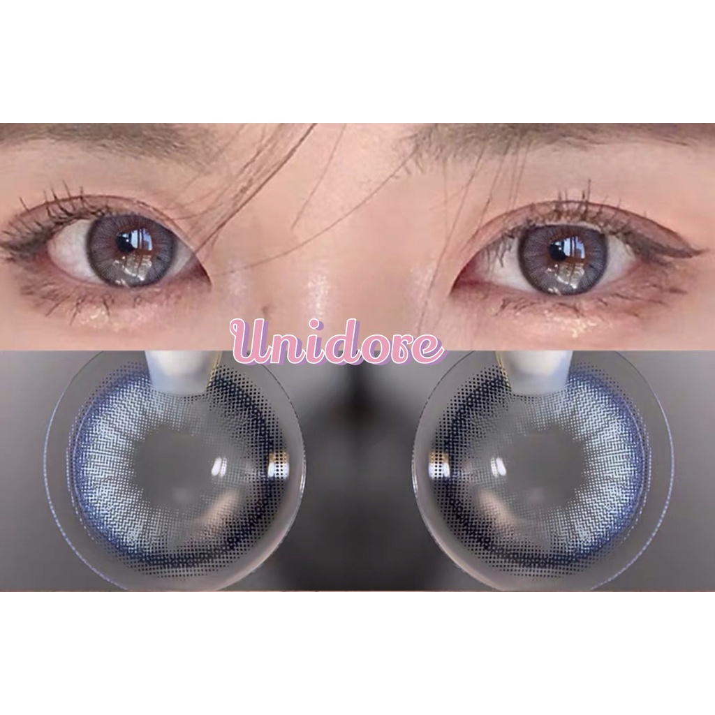 < CÓ SẴN > Kính áp tròng mẫu Dazzy Grey, có từ 0-8 độ [ KHÔNG BÁN LỆCH ĐỘ ]