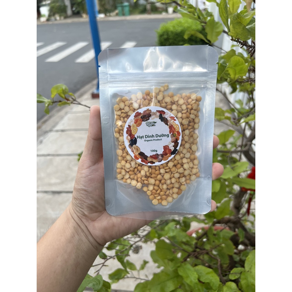 Đậu hà lan vàng cao cấp 100g đã tách đôi để nấu sữa làm cháo ăn dặm cho bé yêu của mẹ