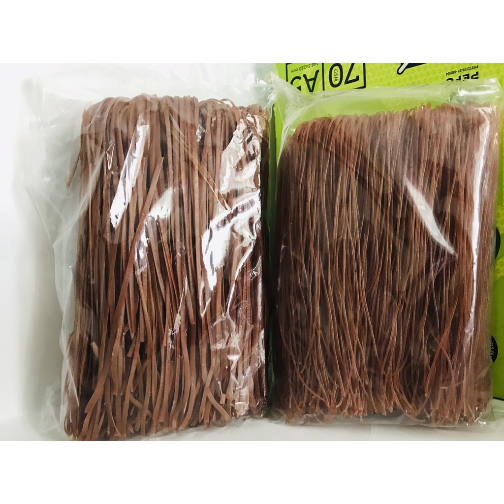 Bún gạo lứt, phở, hủ tiếu, nui, bánh canh làm từ gạo lứt đỏ thực dưỡng
