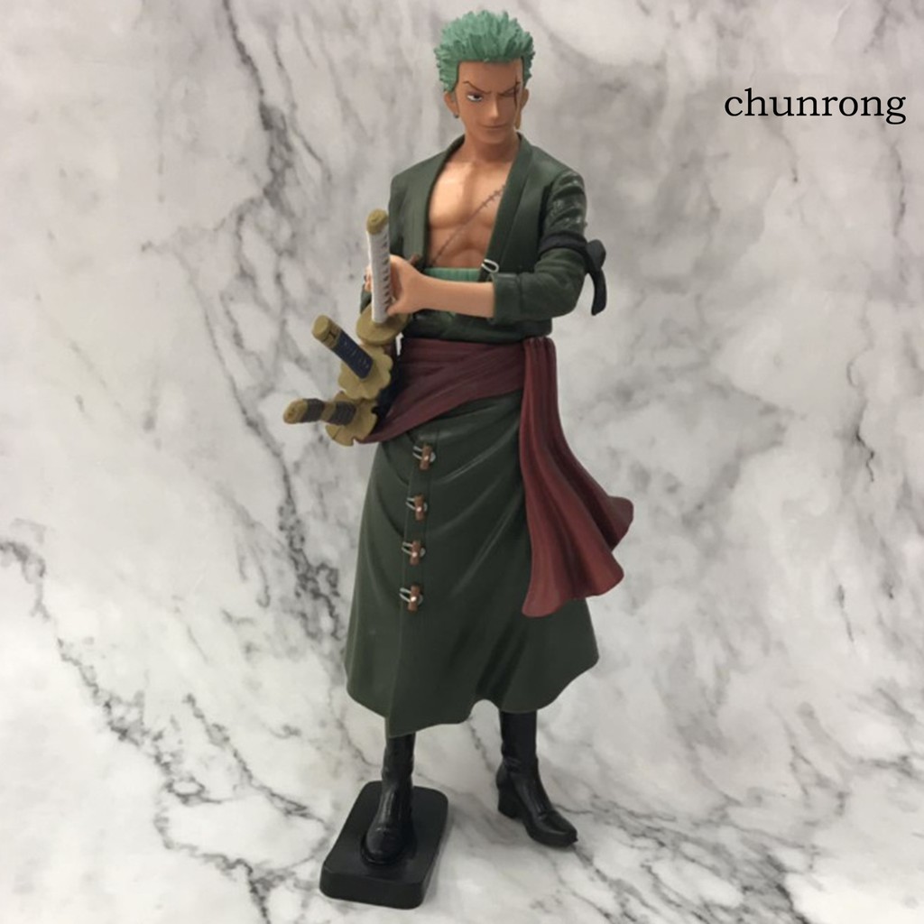 CR+Anime One Piece Figures Zoro Sanji Ace Model Toys Ornaments Home Decoration